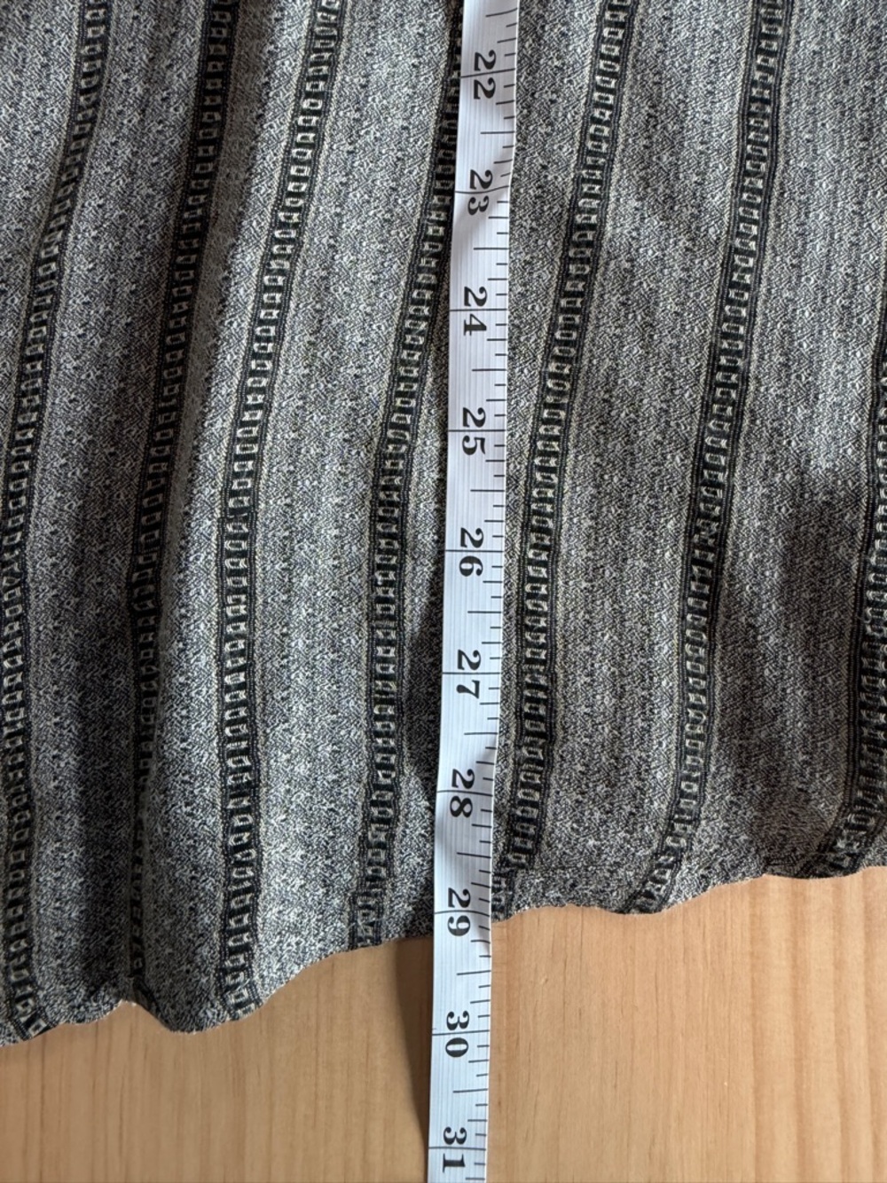 Zanella Gray Vertical Stripe Casual Button-Down Shirt B2 - Picture 6 of 10